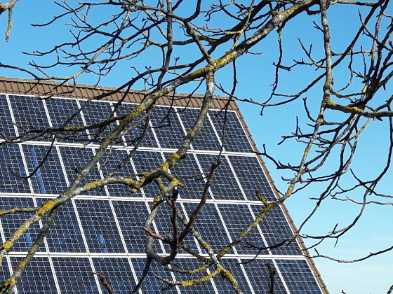 Große Photovoltaik-Anlage © energie-fachberater.de