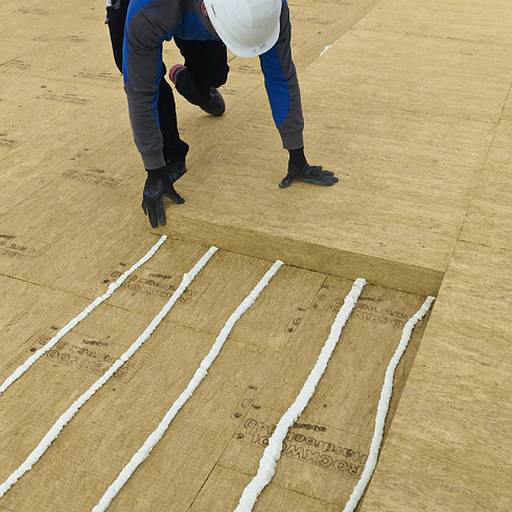 Verklebung der Steinwolledämmplatte Bitrock © DEUTSCHE ROCKWOOL GmbH & Co. KG Verklebung der Steinwolledämmplatte Bitrock © DEUTSCHE ROCKWOOL GmbH & Co. KG