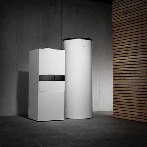 Gas-Brennwert-Hybridsystem Logamax plus GBH172iT von Buderus © Buderus / Bosch Thermotechnik GmbH Gas-Brennwert-Hybridsystem Logamax plus GBH172iT von Buderus © Buderus / Bosch Thermotechnik GmbH