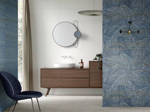 Wandfliese im Tapetenlook © Deutsche Fliese / Steuler Wandfliese im Tapetenlook © Deutsche Fliese / Steuler