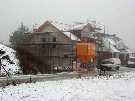 Baustelle im Winter © Verband Privater Bauherren e.V. Baustelle im Winter © Verband Privater Bauherren e.V.