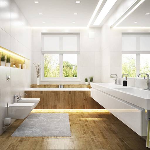 Badezimmer mit dezentraler Lüftung inklusive Abluftventilator BAW 90 von Vallox © Vallox GmbH Badezimmer mit dezentraler Lüftung inklusive Abluftventilator BAW 90 von Vallox © Vallox GmbH