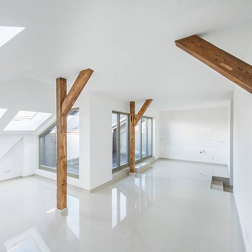 Altbausanierung der Kaserne Donnerschwee in Oldenburg: Fertig sanierter Innenraum © Multipor / Xella Deutschland GmbH