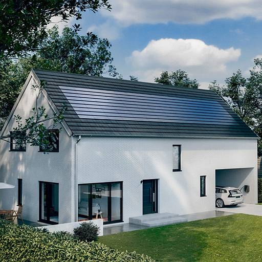 Das Wevolt Energiedach von Wienerberger mit Indach-Photovoltaik-Anlage und Tondachziegeln © Wienerberger GmbH