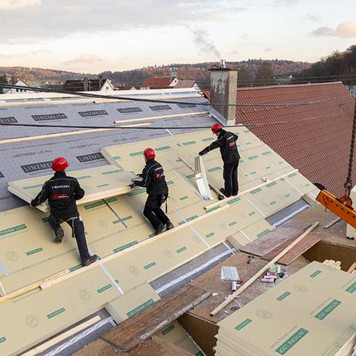 Dachdämmung mit ökologischer Aufsparrendämmung LINITHERM LOOP PAL N+F © Linzmeier Bauelemente GmbH Dachdämmung mit ökologischer Aufsparrendämmung LINITHERM LOOP PAL N+F © Linzmeier Bauelemente GmbH