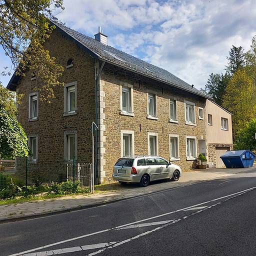 Denkmalgeschütztes, saniertes Bruchsteinhaus in Mulartshütte - Außenansicht © UdiDÄMMSYSTEME GmbH Denkmalgeschütztes, saniertes Bruchsteinhaus in Mulartshütte - Außenansicht © UdiDÄMMSYSTEME GmbH