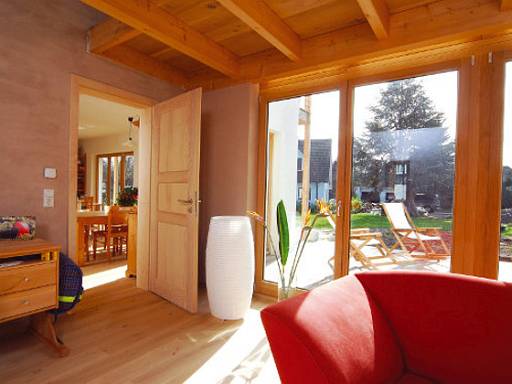 Wohnraum mit Naturbaustoffen © Sentinel Haus Wohnraum mit Naturbaustoffen © Sentinel Haus